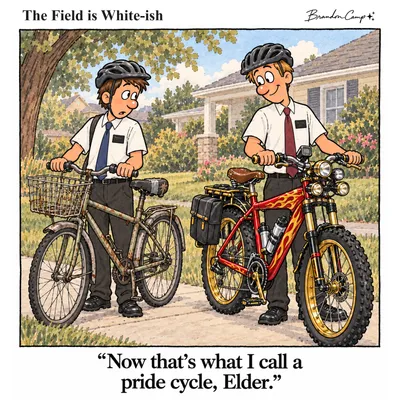“Now that’s what I call a pride cycle, Elder.”