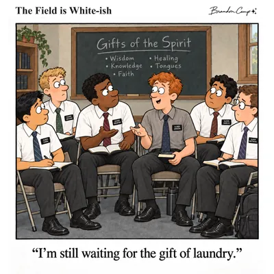 “I’m still waiting for the gift of laundry.”